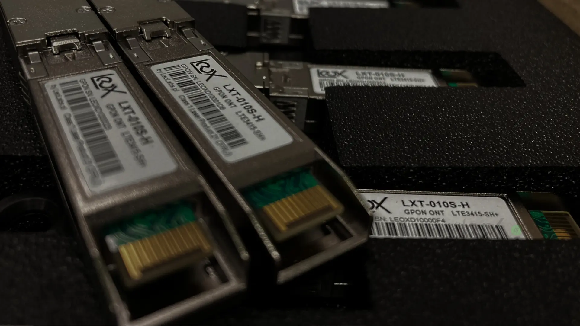 SFP/SFP+ slots in the context of GPON SFP Stick